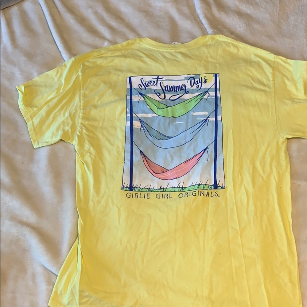 Girlie girl originals yellow t-shirt